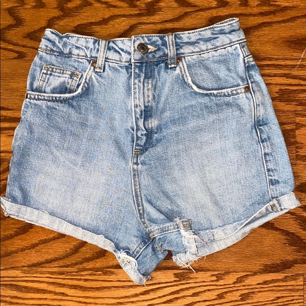 High-Rise Jean Shorts